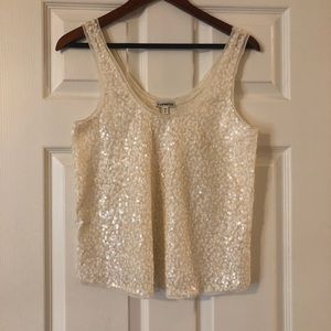 Sequin tank top